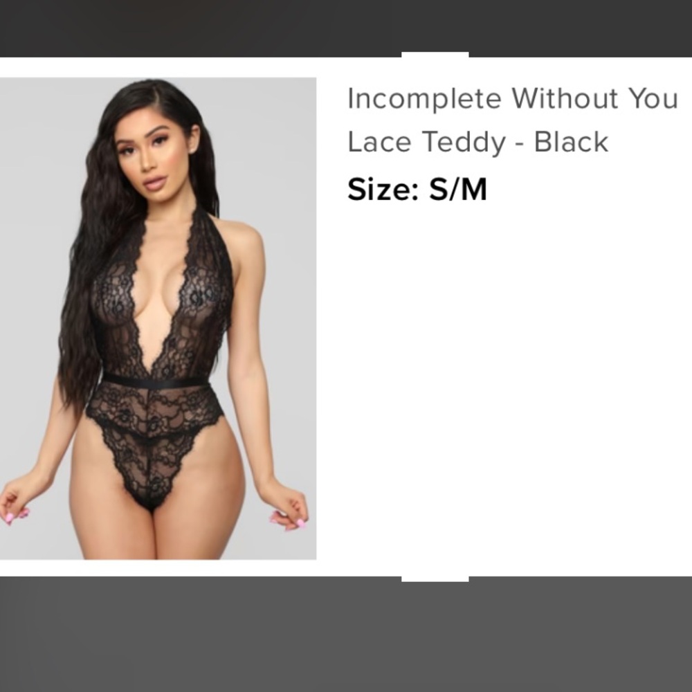 Lace Teddy Lingerie